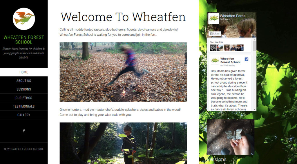 Wheatfen Forest School - https://www.wheatfenforestschool.co.uk