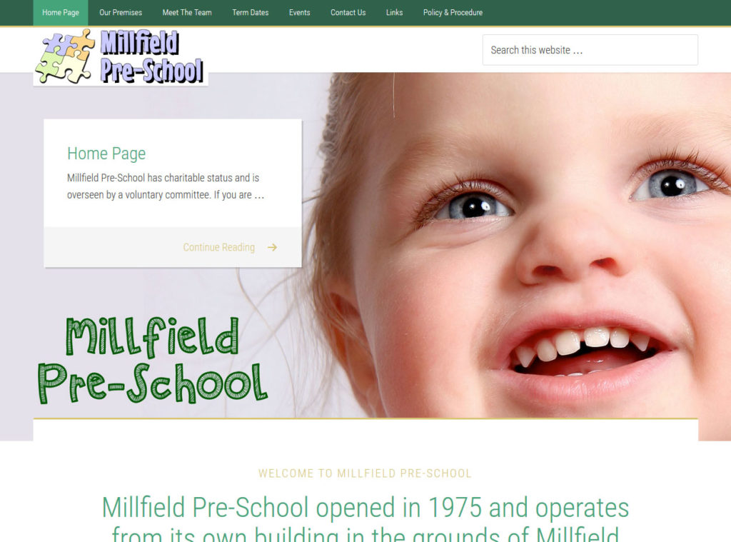 Millfield Pre-School, North Walsham - https://www.millfield-preschool.co.uk