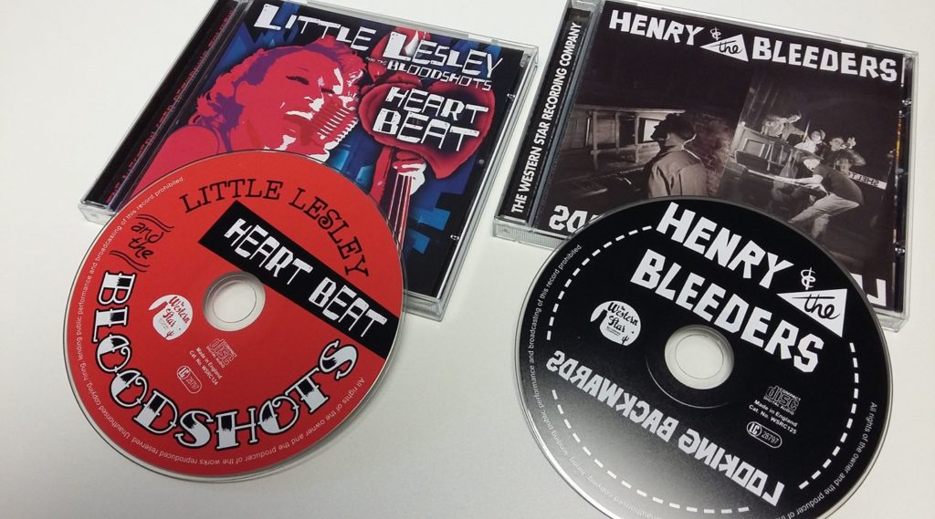 Little Leslie and Henry & The Bleeders CD Albums