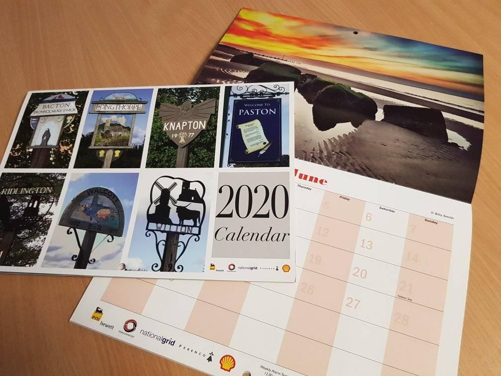 Bacton gas Site Calendar 2020