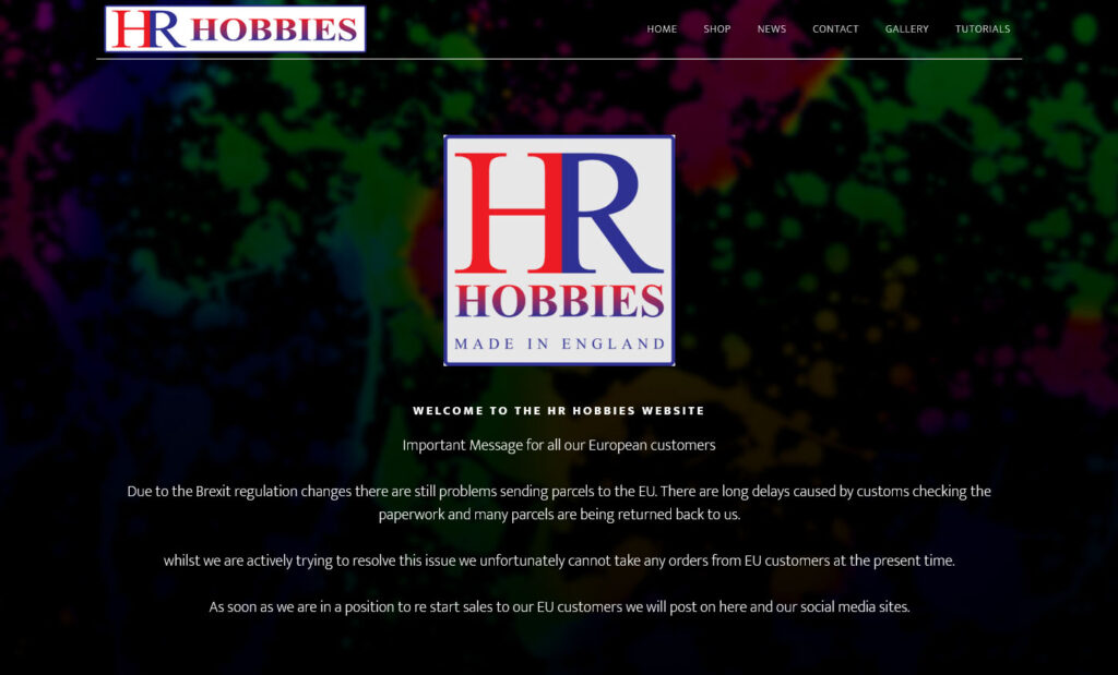 HR Hobbies Modelling Supplies