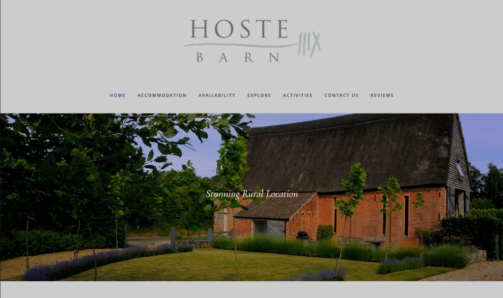 Hoste Barn Holiday Accommodation Norfolk