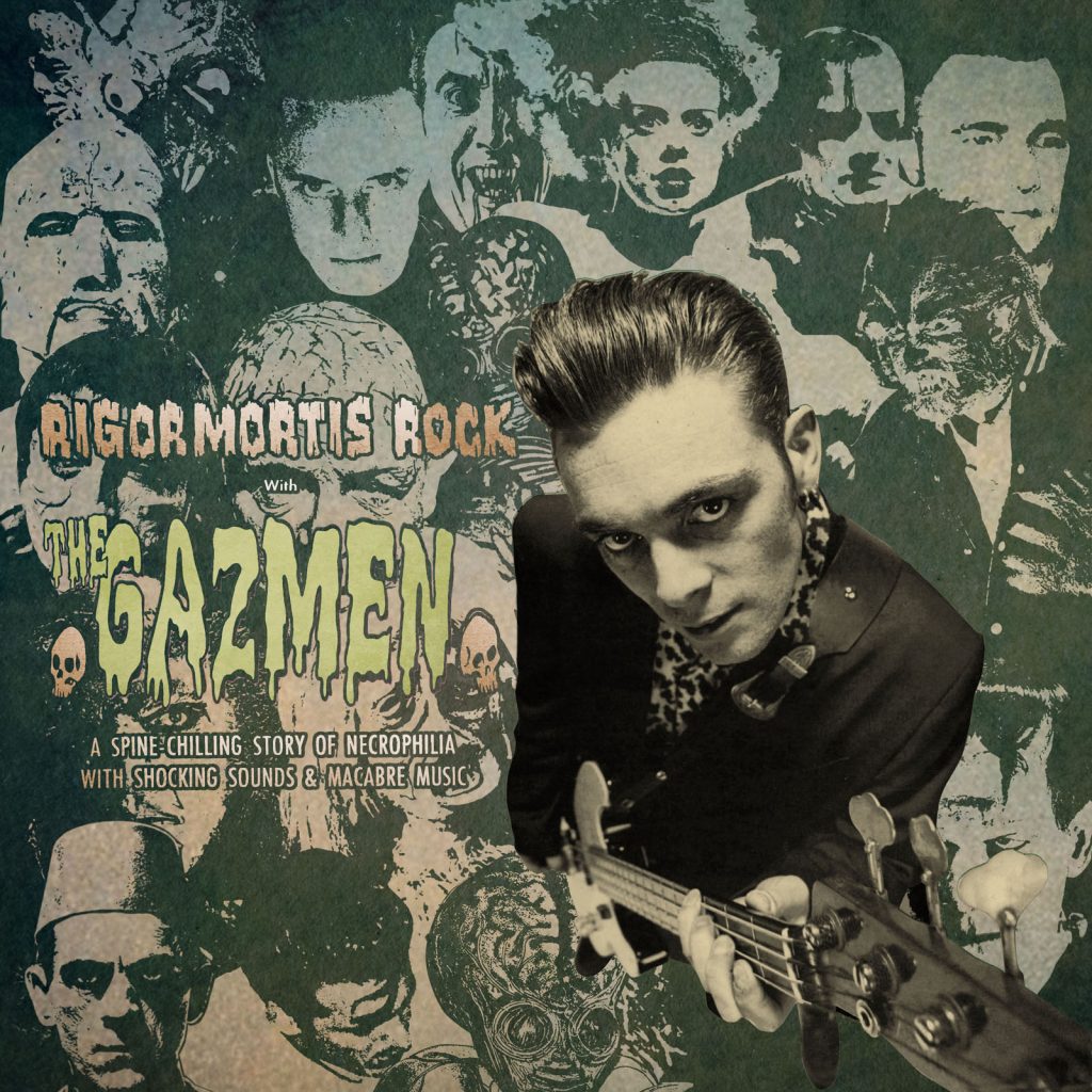 The Gazmen - Rigormortis Rock vinyl LP on trophy Records