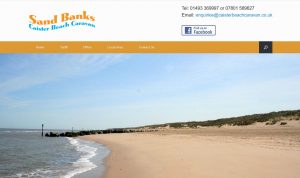 Sand Banks Caister Beach caravan