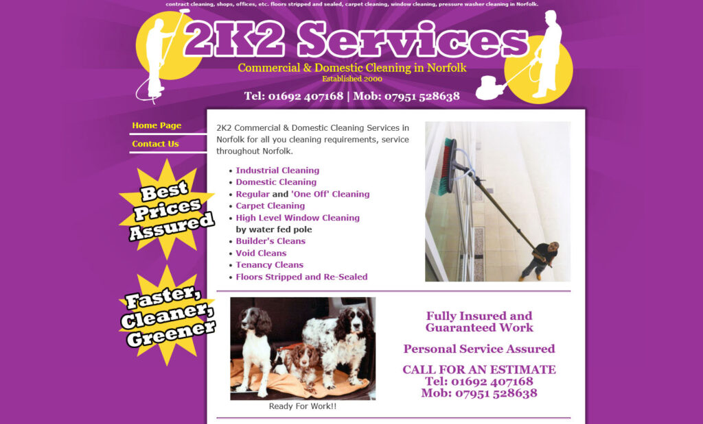 2K2 Commercial Domestic Cleaning Services