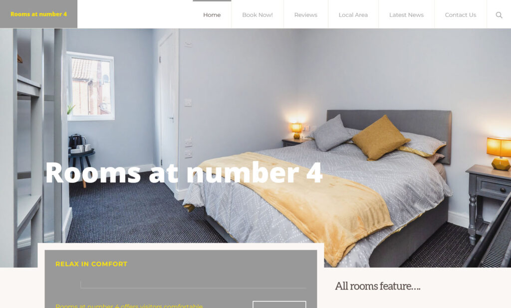 Rooms at number 4 accommodation North Walsham