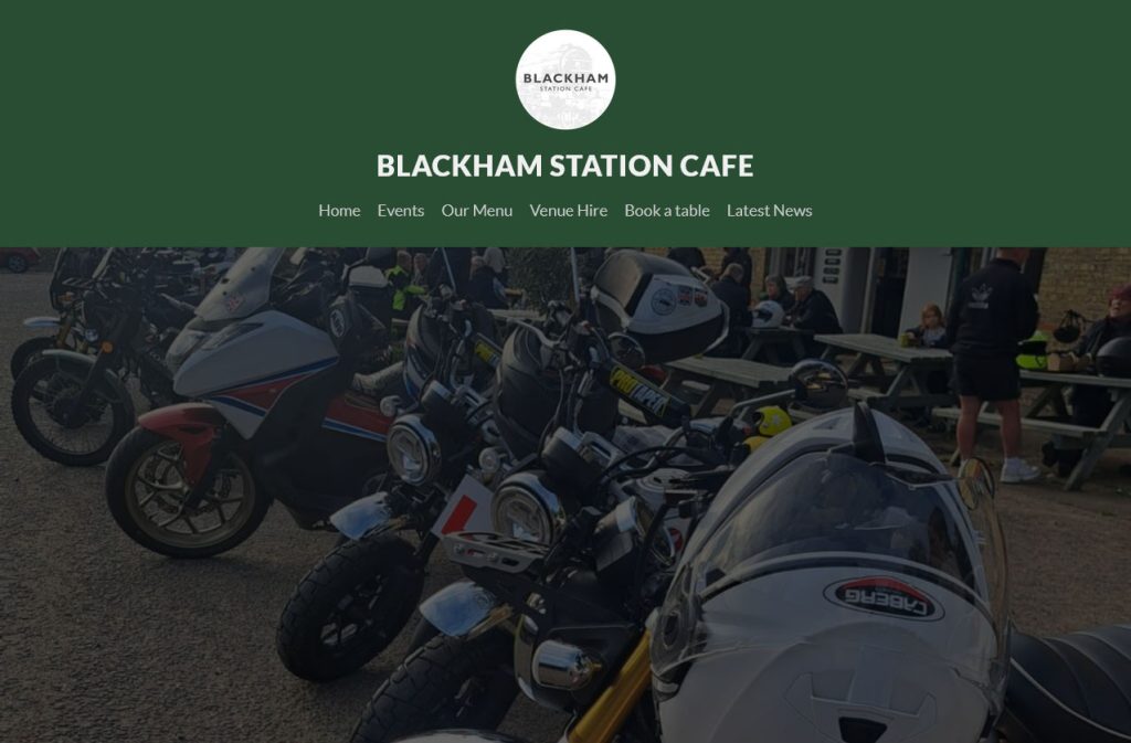 Blackham Station Cafe website