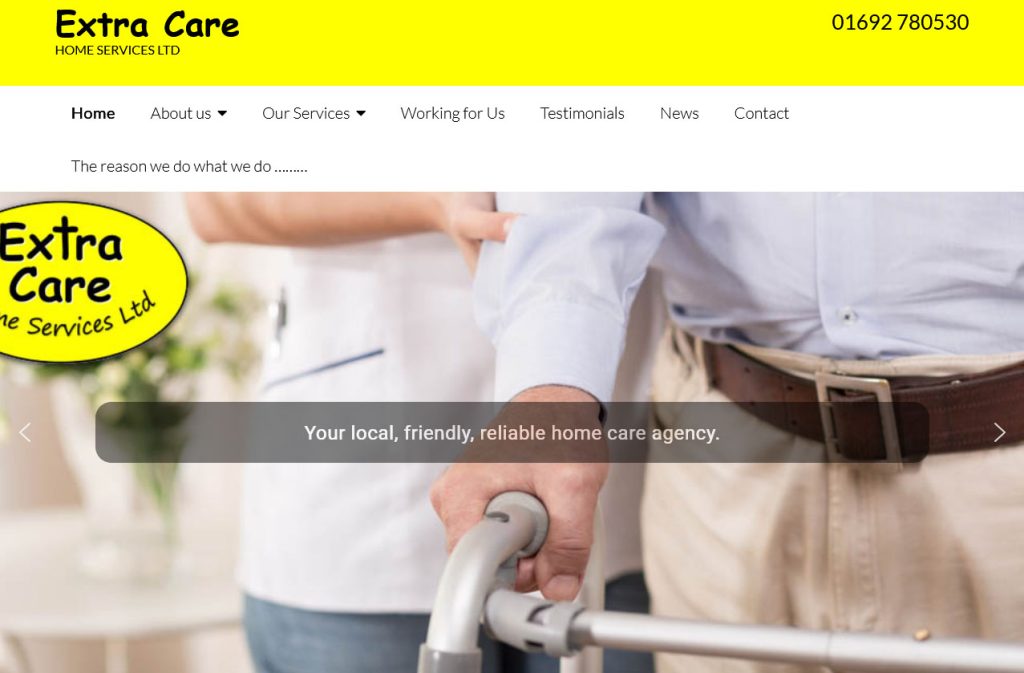 Extra Care website