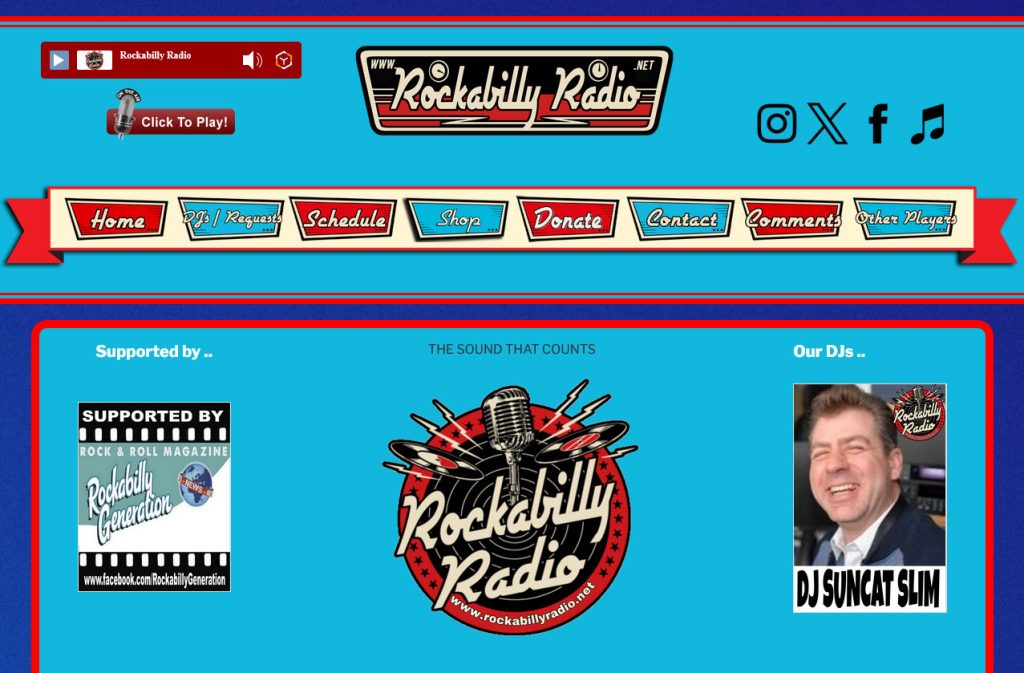 Rockabilly Radio Website